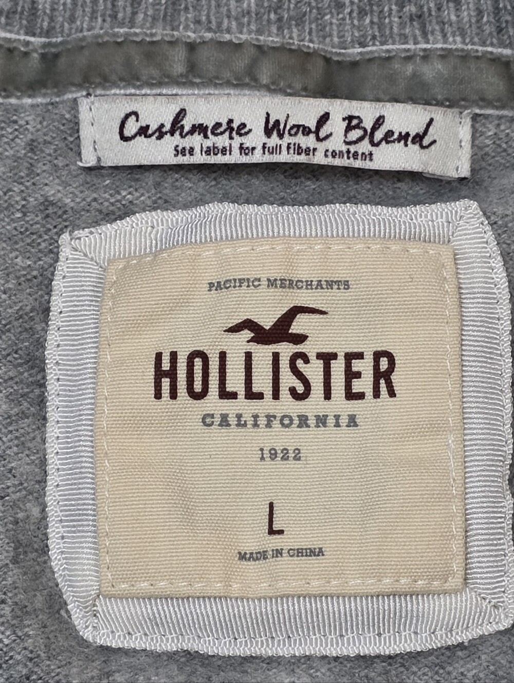 Hollister Y2K Women's Cashmere Wool Blend Crewneck Sweater Sz Sm *READ - Picture 2 of 7